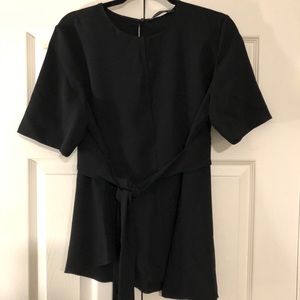 Zara women black top
